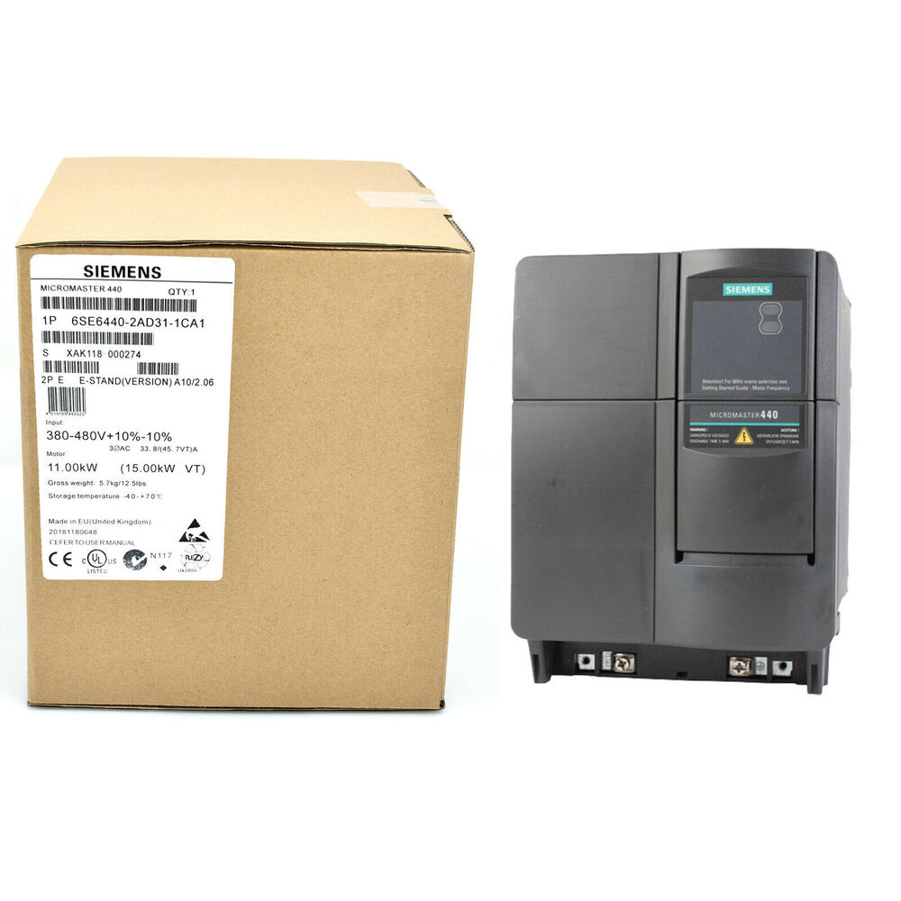 New Siemens 6SE6440-2AD31-1CA1 6SE6 440-2AD31-5CA1 MICROMASTER440 without filter