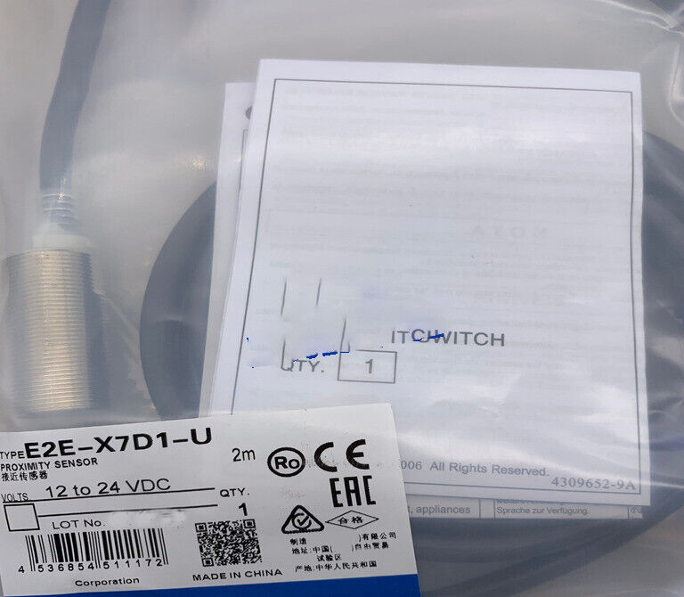 New Omron E2E-X7D1-U Proximity Switch Sensor E2EX7D1U Free Shipping 1PC DHL / UPS / FedEx