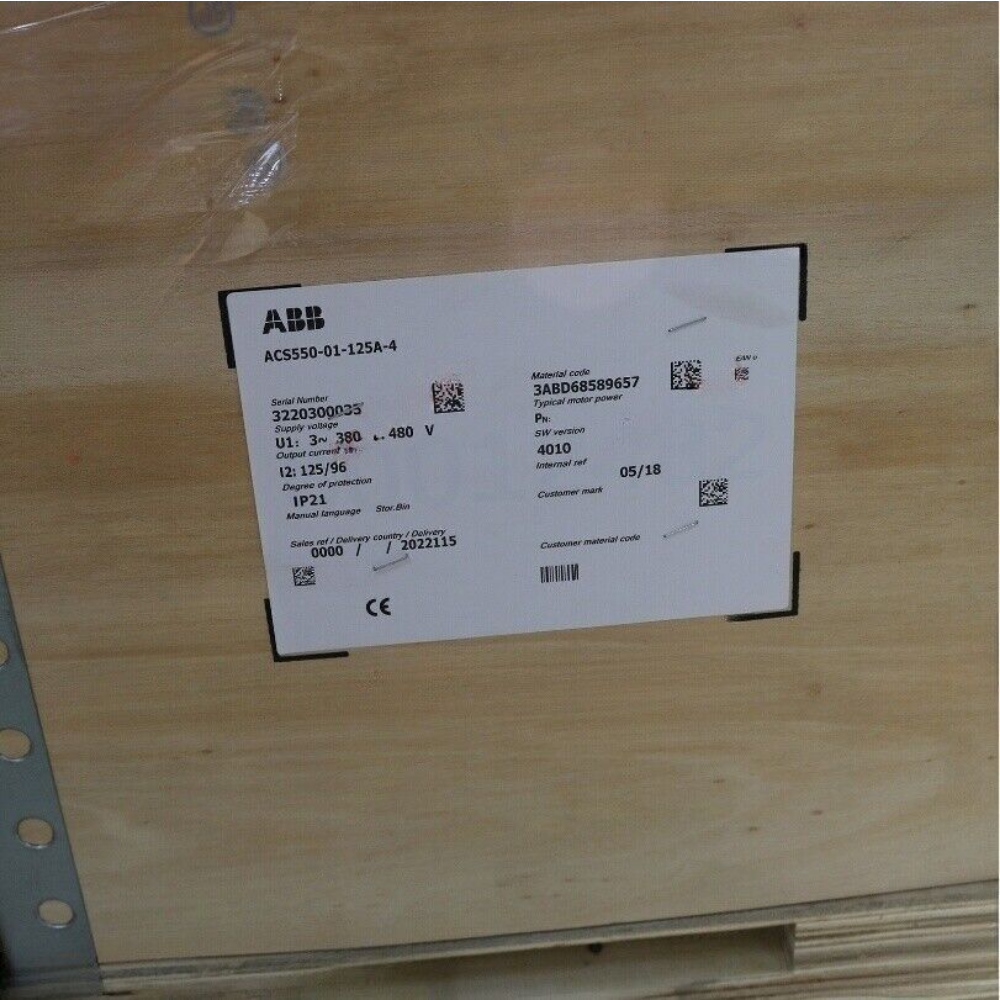 ACS550-01-125A-4 ABB Frequency Converter 3P AC380V~480V 55KW Brand New in Box!Zy