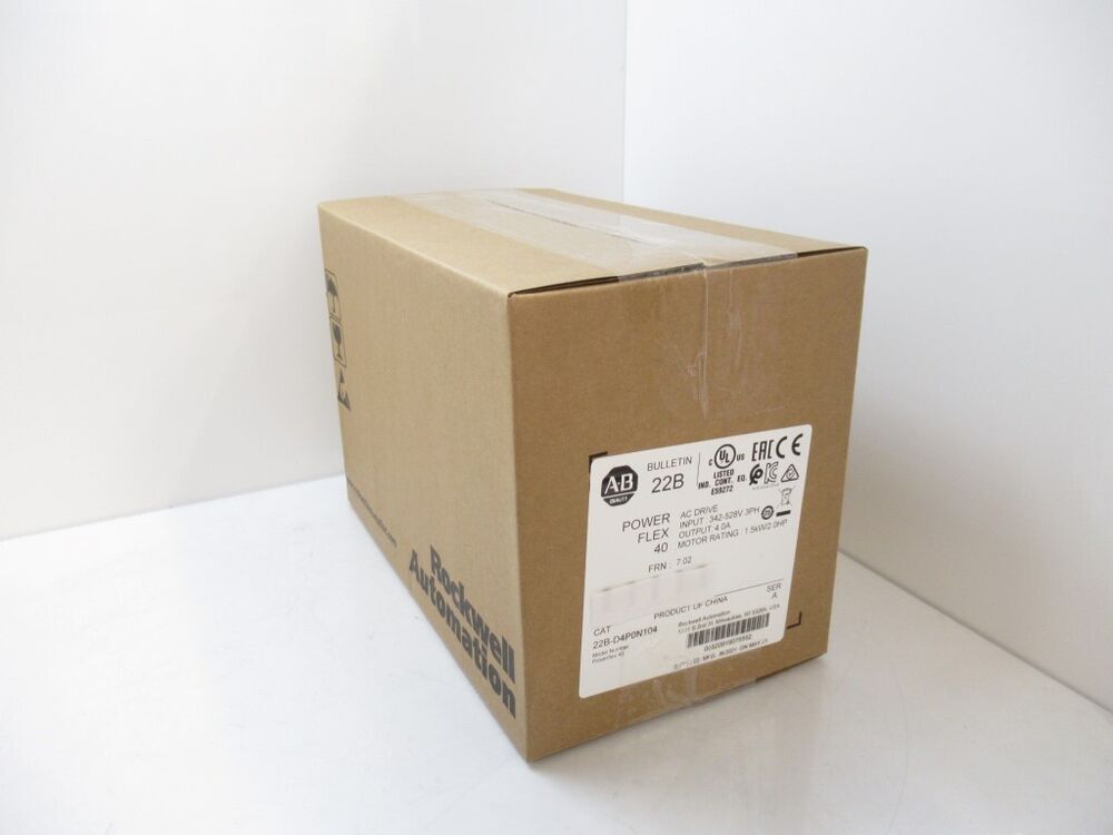 22B-D4P0N104 22BD4P0N104 Allen Bradley PowerFlex 40 AC Drive SURPLUS IN BOX 2021 Fedex or DHL