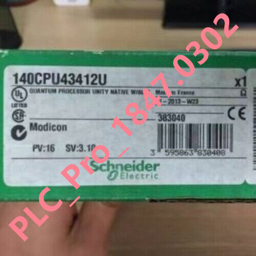 140CPU43412U 1PCS Brand New Schneider 140CPU43412U Fast delivery