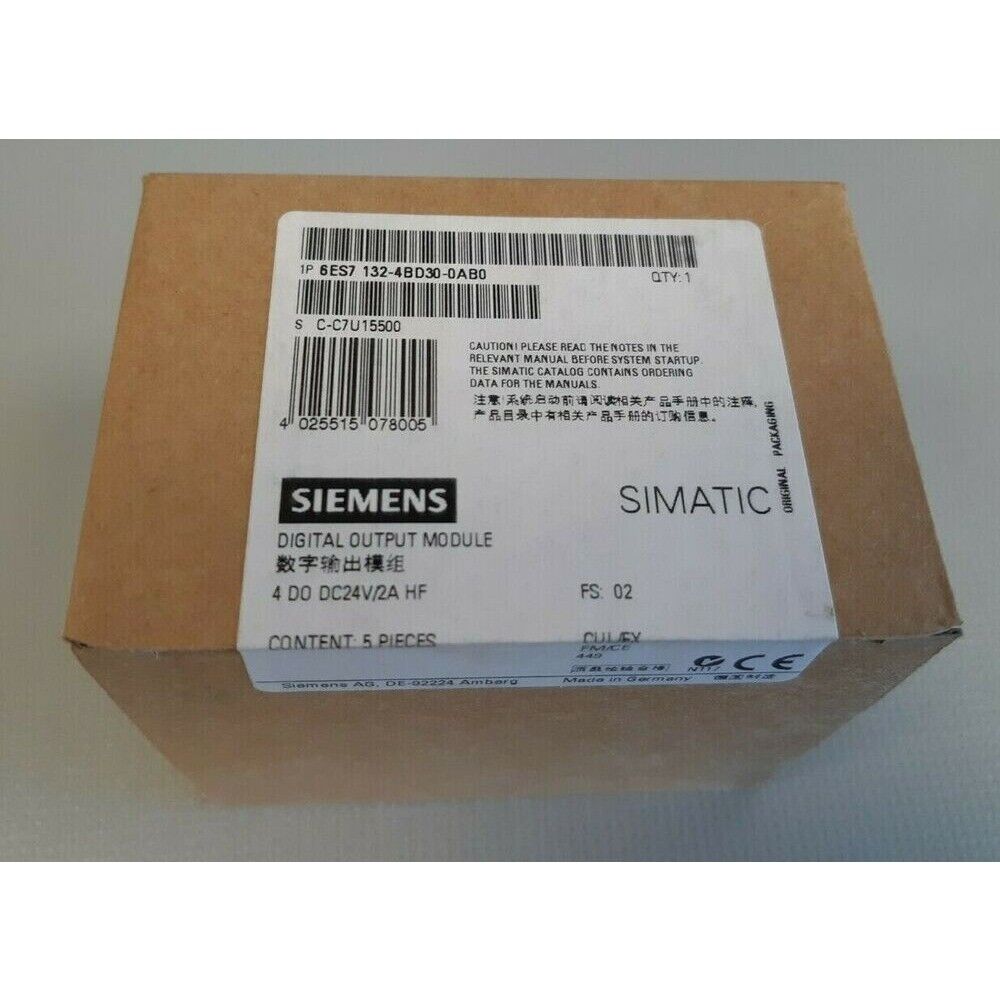 New Siemens 6ES7 132-4BD30-0AB0 6ES7132-4BD30-0AB0 SIMATIC DP5 electronic module