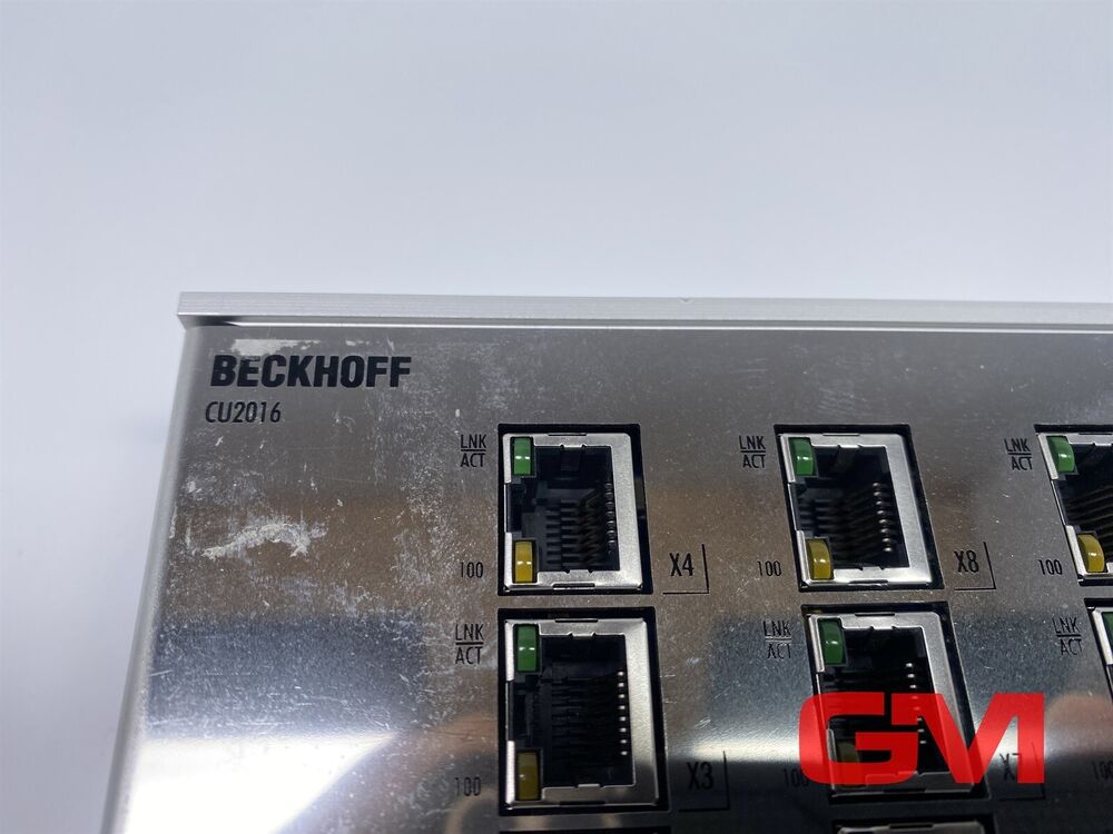 Beckhoff Ethernet Switch CU2016 16-Port 100 Mbit/S 24 V Dc RJ45 Amenity