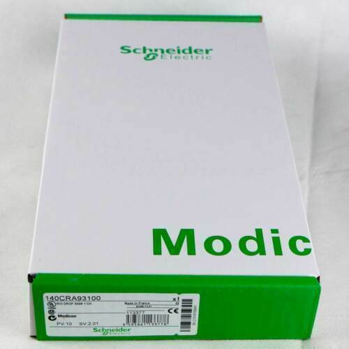 Schneider 140CRA93100 RIO Drop Module 1PC New In Box Expedited Shipping DHL / UPS / FedEx