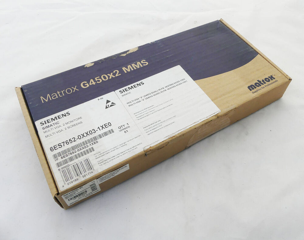 SIEMENS SIMATIC S7 6ES7652-0XX03-1XE0 6ES7 652-0XX03-1XE0 Vers. 1 - Unused --  UPS /  Fedex / DHL