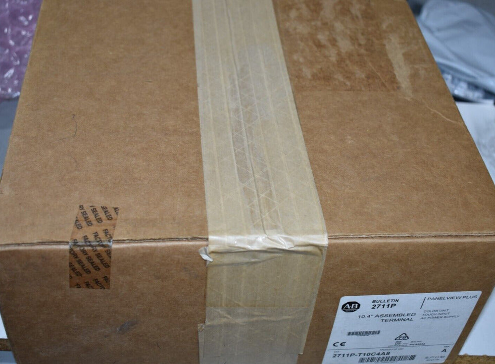 NEW IN BOX 2711P-T10C4A8 ALLEN BRADLEY PANELVIEW PLUS MONITOR FREE SHIP DHL / UPS / FedEx