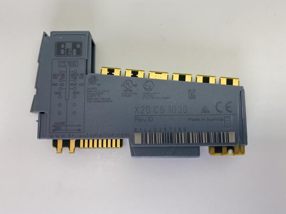 B&R Interface Module X20CS1030 Communications Module Revision I0 X20 CS1030