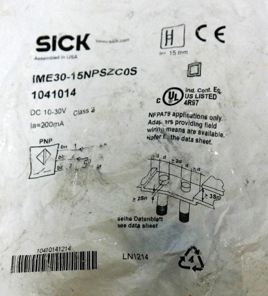 1PC New Sick IME30-15NPSZC0S Proximity Switch IME3015NPSZC0S DHL / UPS / FedEx