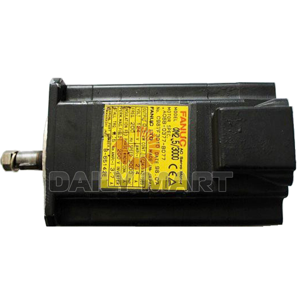 Used FANUC A06B-0377-B077 SERVO MOTOR