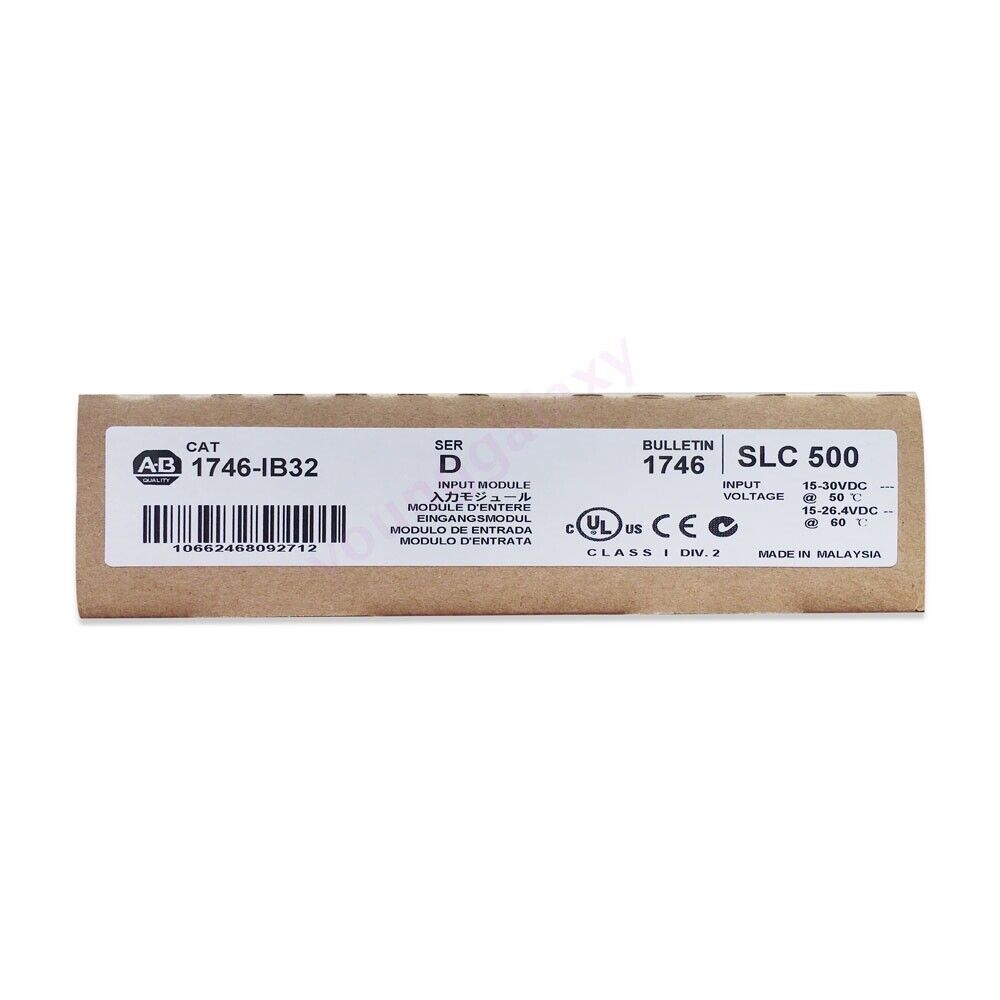 Allen-Bradley 1746-IB32 AB 1746-IB32 SLC 500 Input Module PLC New Factory Sealed DHL / UPS / FedEx