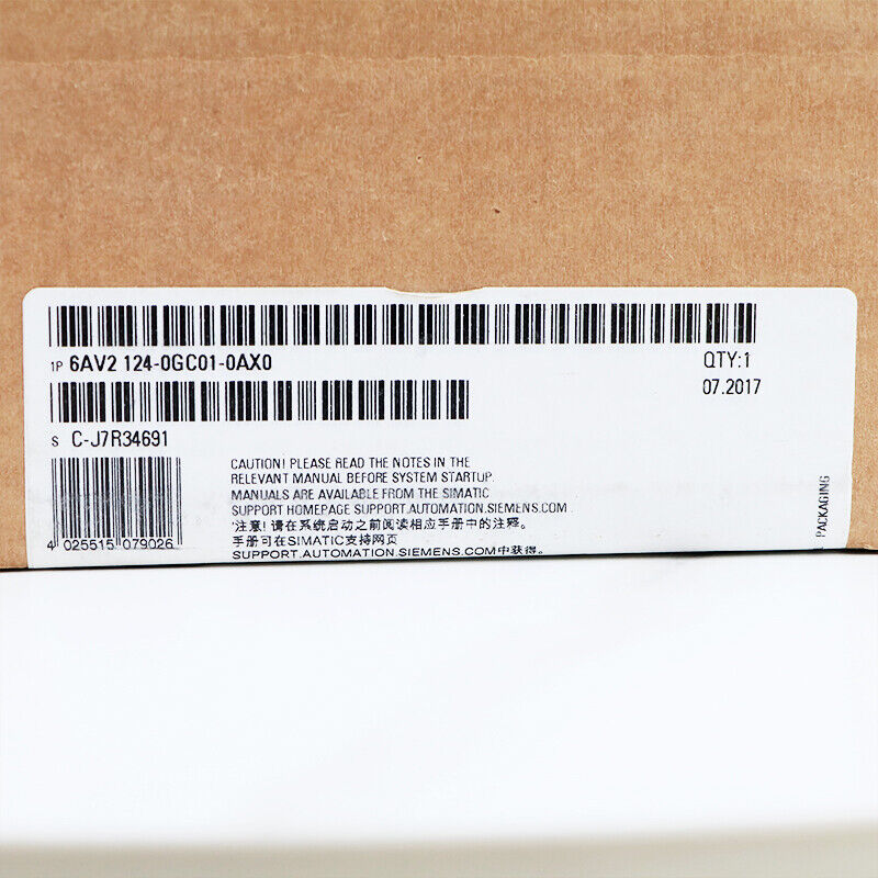 New Sealed 6AV2124-0GC01-0AX0 6AV2 124-0GC01-0AX0 in stock Fast Shipping Fedex / DHL