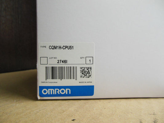 OMRON CPU CQM1H-CPU51 New In Box CQM1HCPU51 Fast Shipping DHL / UPS / FedEx
