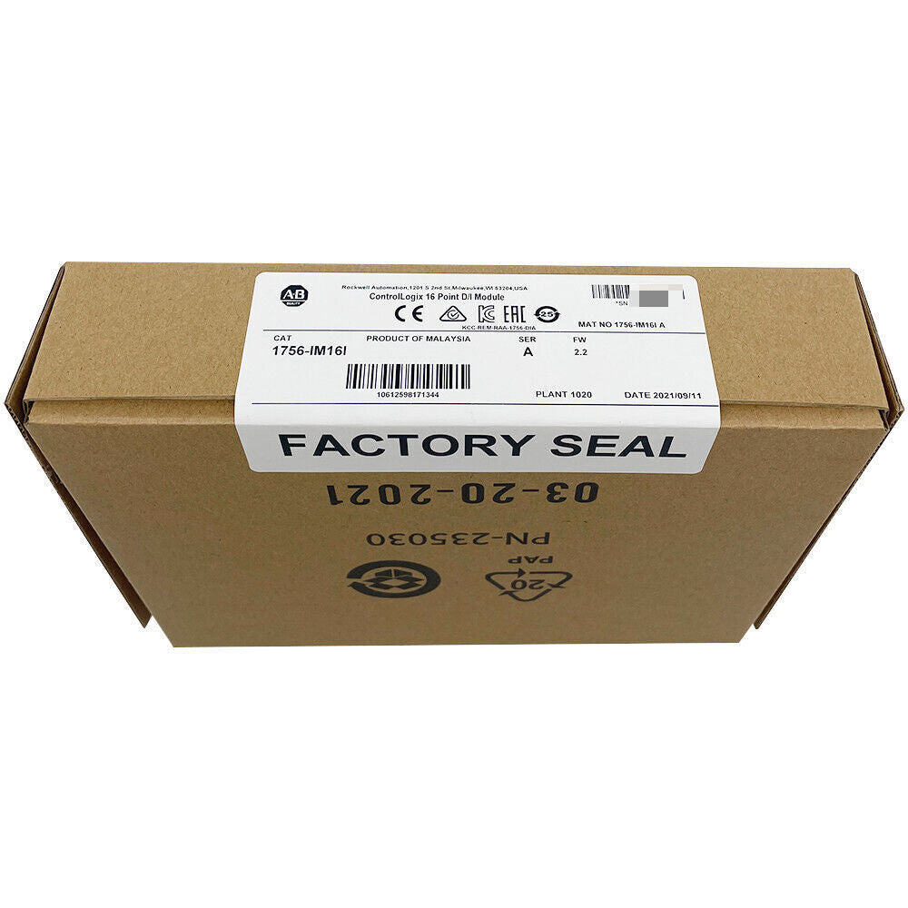 New Factory Sealed AB 1756-IM16I /A ControlLogix 16 Point Input Module 1756IM16I DHL / UPS / FedEx