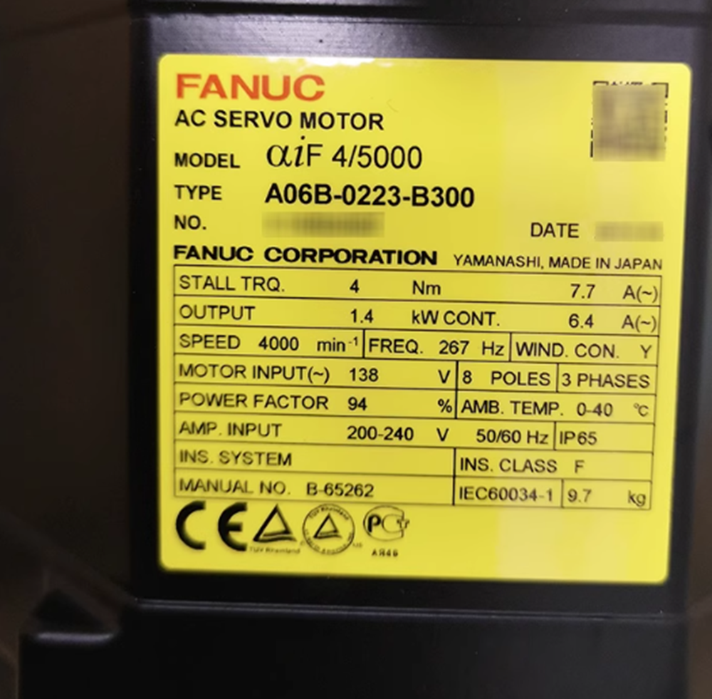 New in Box FANUC A06B-0223-B300 DHL / UPS / FedEx