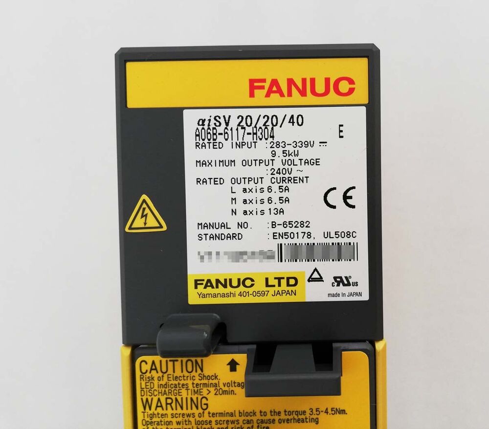 NEW ORIGINAL FANUC SERVO AMPLIFIER MODULE A06B-6117-H304 FREE EXPEDITED SHIPPINGDHL / UPS / FedEx