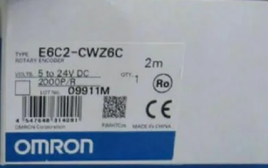 New In Box OMRON Rotary Encoder E6C2-CWZ6C 2000P/R E6C2CWZ6C DHL / UPS / FedEx
