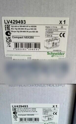 1pcs NEW leakage protector LV429493 NSX250 4P 200-440V original UPS / DHL / Fedex