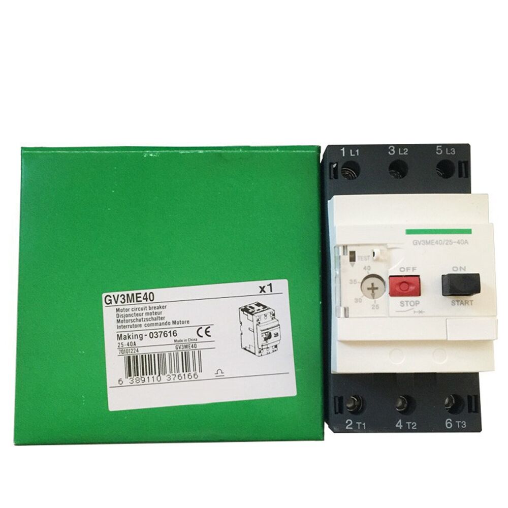 NEW SCHNEIDER GV3ME40 Motor Circuit Breaker 600VAC Free Expedited Shipping DHL / UPS / FedEX