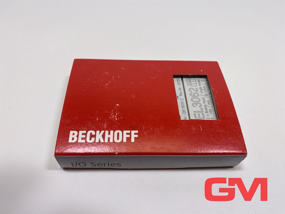 Beckhoff Busklemme EL3062 2-Kanal-Analog-Eingang Analog Input EL3062-0000