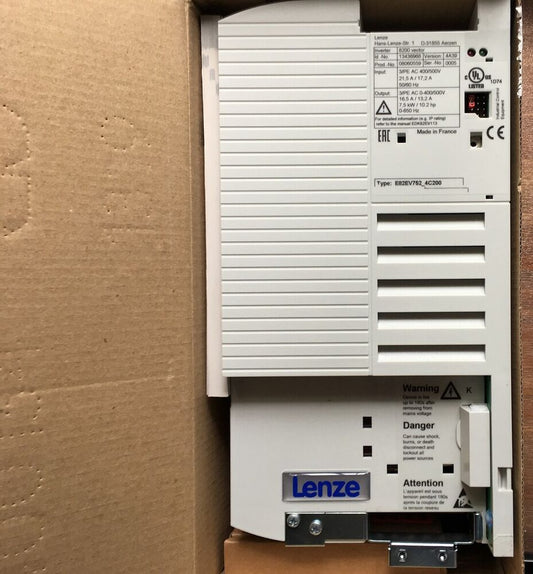 Lenze INVERTER E82EV752K4C New In Box Expedited Shipping DHL / UPS / FedEx