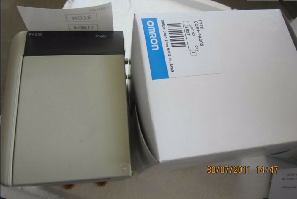 OMRON POWER SUPPLY UNIT CQM1-PA206 CQM1PA206 NEW FREE EXPEDITED SHIPPING DHL / UPS / FedEx