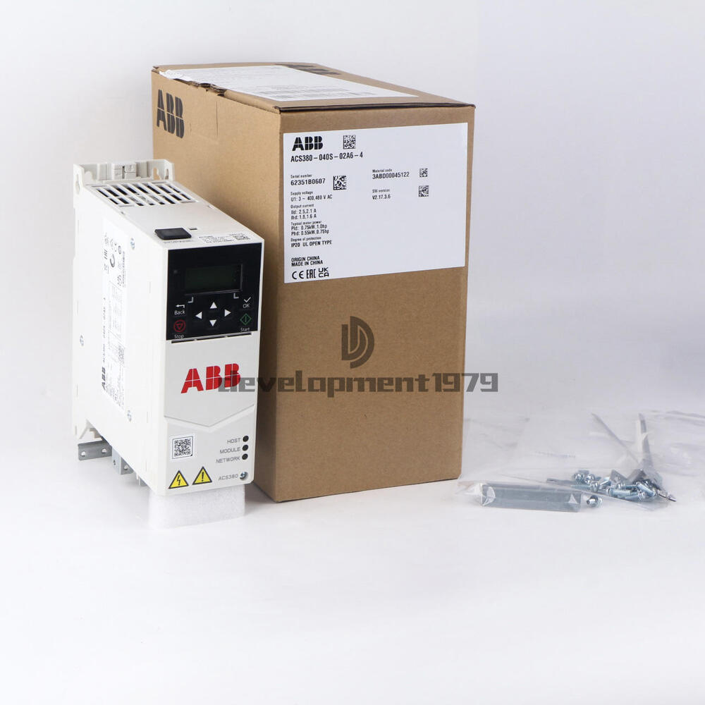 1PCS new ABB inverter ACS380-040S-02A6-4 3P 380-480V 0.75KW