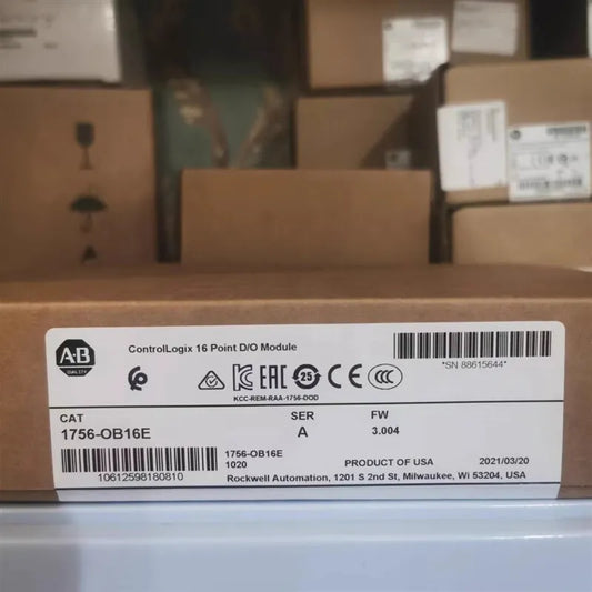 New AB Allen-Bradley 1756-OB16E SER A ControlLogix 16 Point D/O Module US DHL / UPS / FedEx