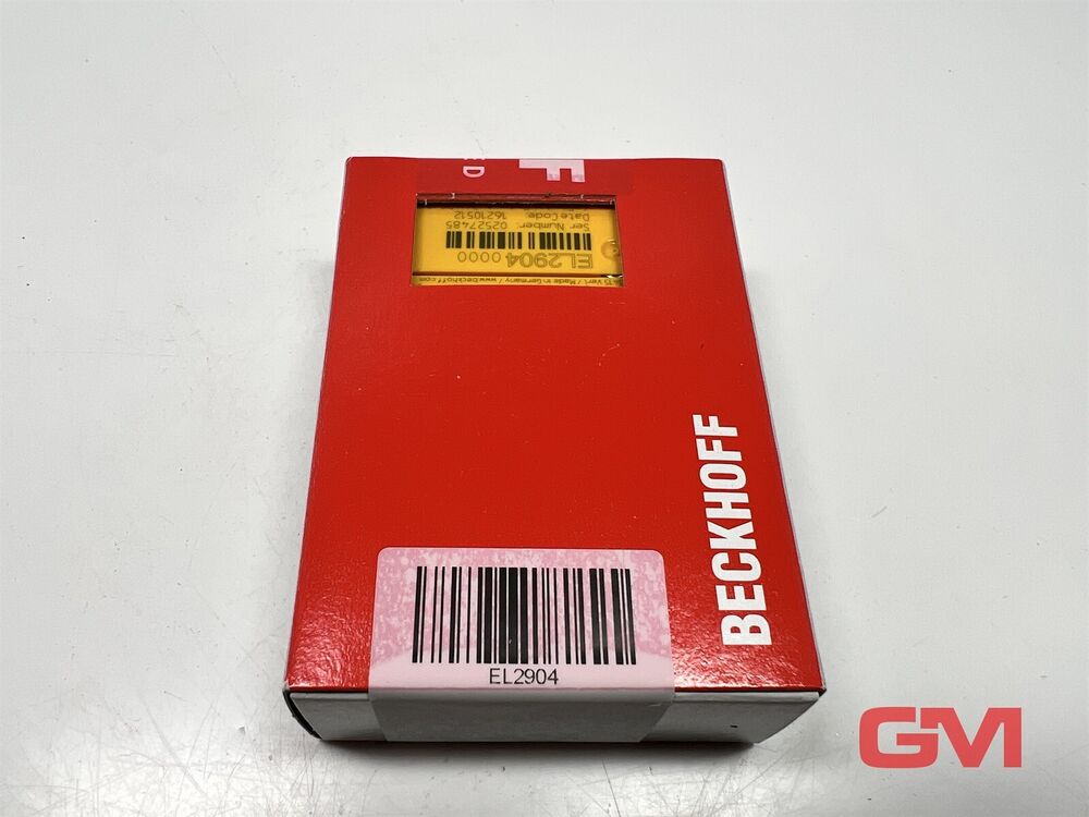 Beckhoff Ausgangsklemme EL2904-0000 Ethercat Serrefine Output EL2904 Twin Safe