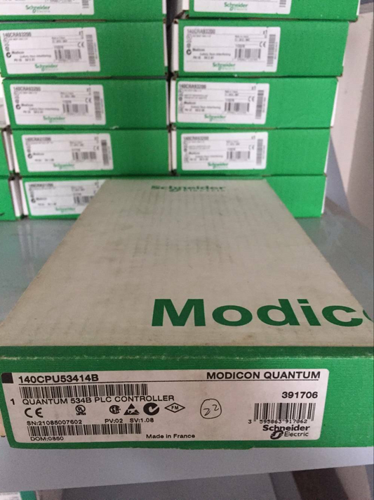 New Schneider 140CPU53414B 140 CPU PLC Module NIB Fast Delivery UPS / DHL / Fedex