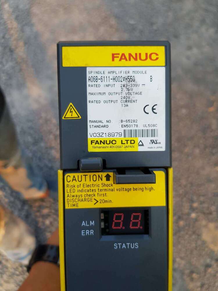 USED FANUC A06B-6111-H002#H550 Servo Drive A06B6111H002#H550 Expendited Shipping DHL / UPS / FedEx