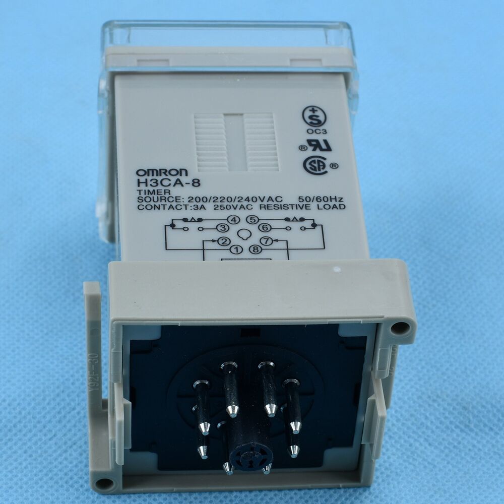 Omron Timer H3CA-8 PLC New In Box One Year Warranty DHL / UPS / FedEx