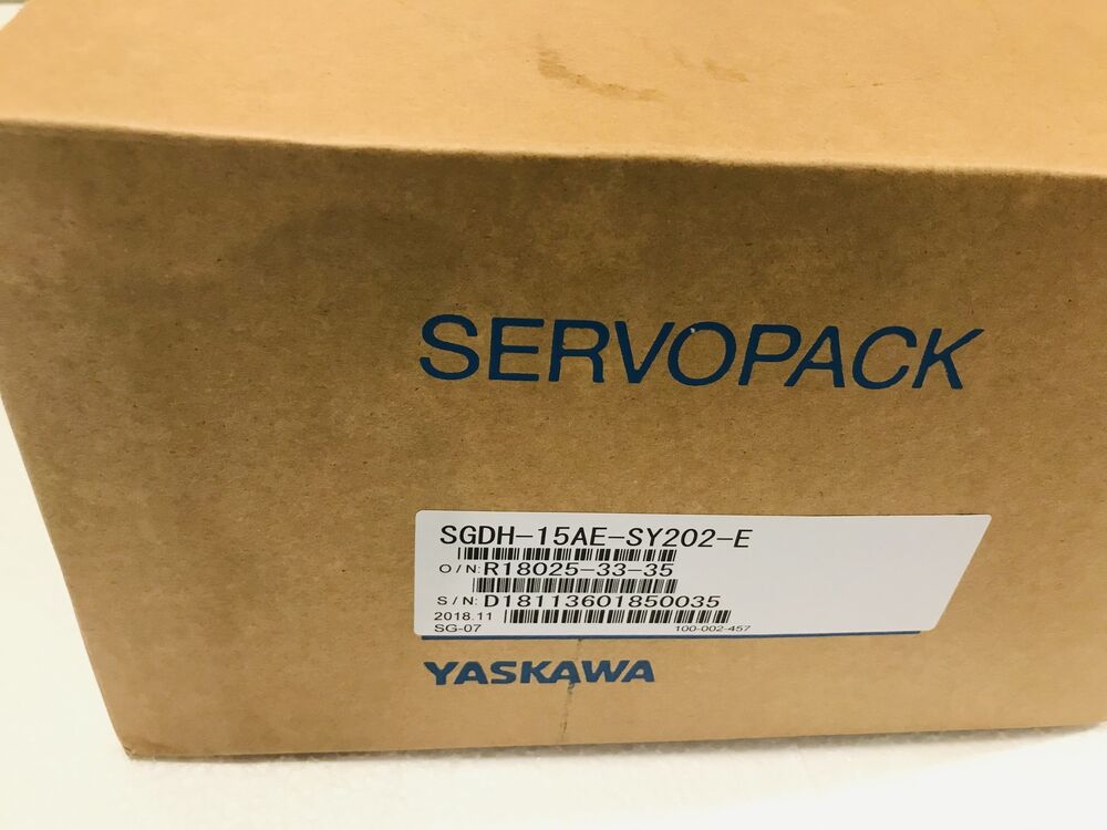 New Sealed Yaskawa ServoPack Drive SGDH-15AE-SY202-E with 12 Months Warranty  UPS /  Fedex / DHL