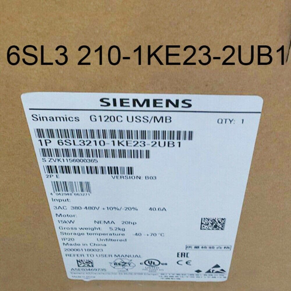 new Siemens 6SL3210-1KE23-2UB1 6SL3 210-1KE23-2UB1 Module in box