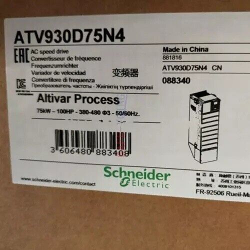 ATV930D75N4 100% brand new original Schneider frequency converter free of postag UPS / DHL / Fedex