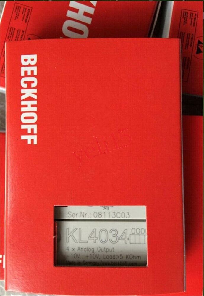 1PC New In Box Beckhoff KL4034 PLC Module Fast Free Shipping UPS / DHL / Fedex