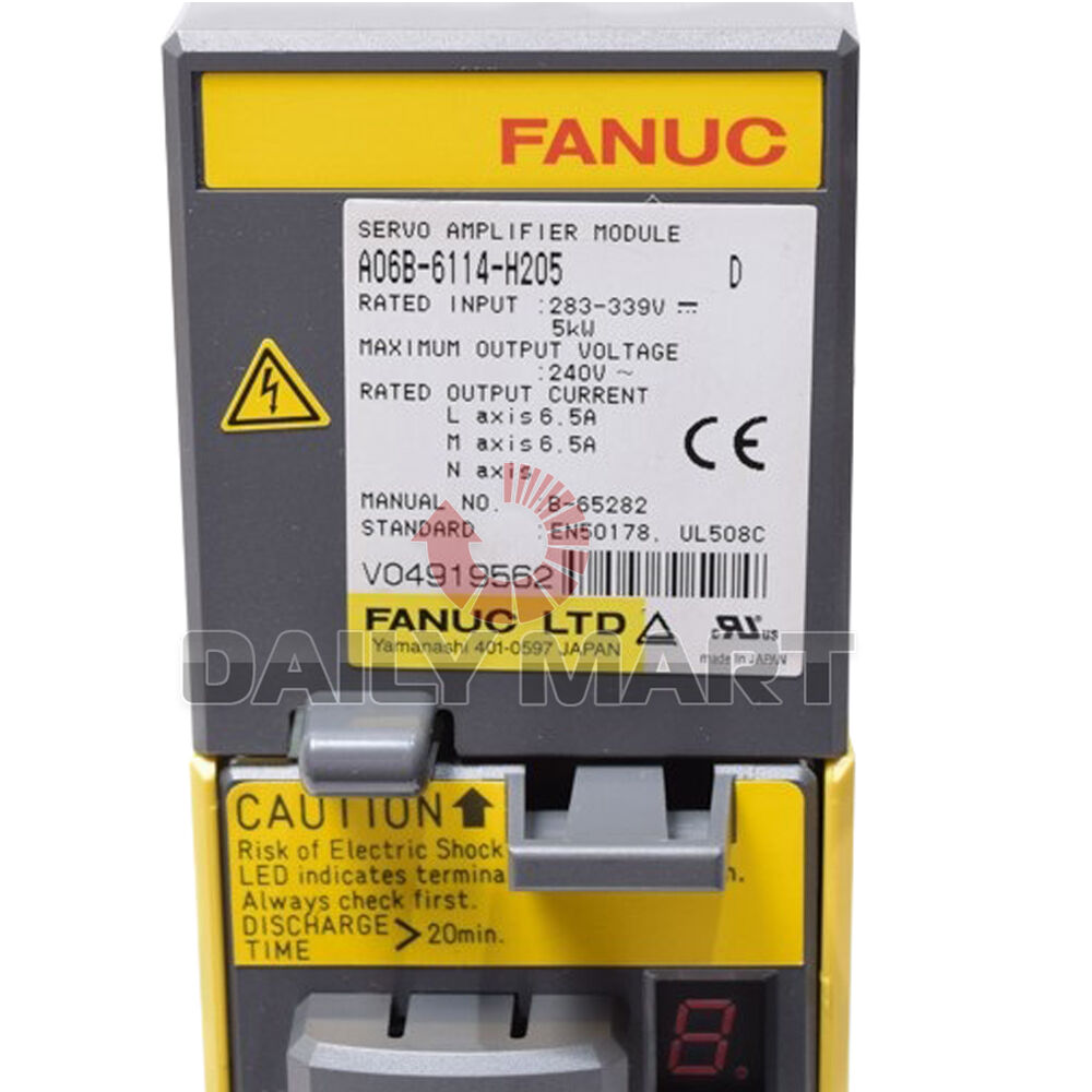 Used Fanuc Drive A06B-6114-H205