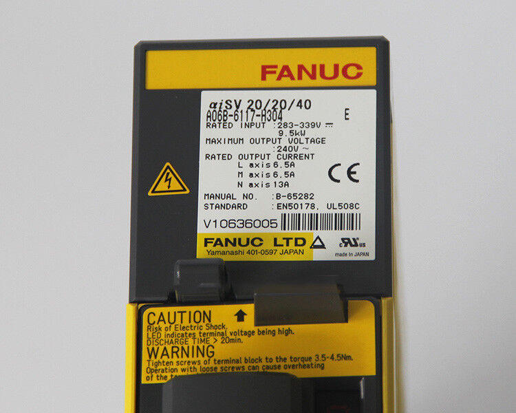 Refurbished FANUC A06B-6117-H304 Servo Drive A06B6117H304 Expendited Shipping DHL / UPS / FedEx