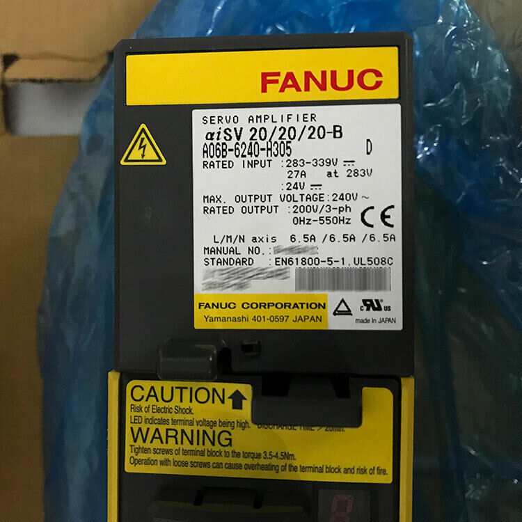 FANUC A06B-6240-H305 Servo Amplifier A06B6240H305 New In Box Expedited Shipping DHL / UPS / FedEx