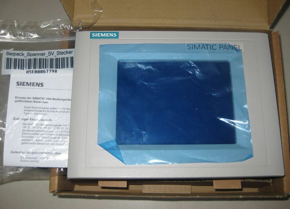 Siemens 6AV6 545-0CC10-0AX0 Touch Panel New In Box HMI Free Expedited Shipping Fedex / DHL