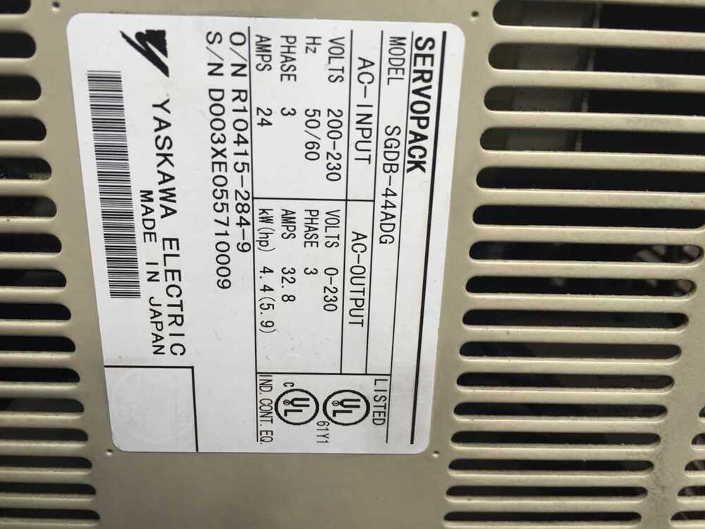 Yaskawa SGDB-44ADG Servo Driver SGDB44ADG New In Box Expedited Shipping DHL / UPS / FedEx