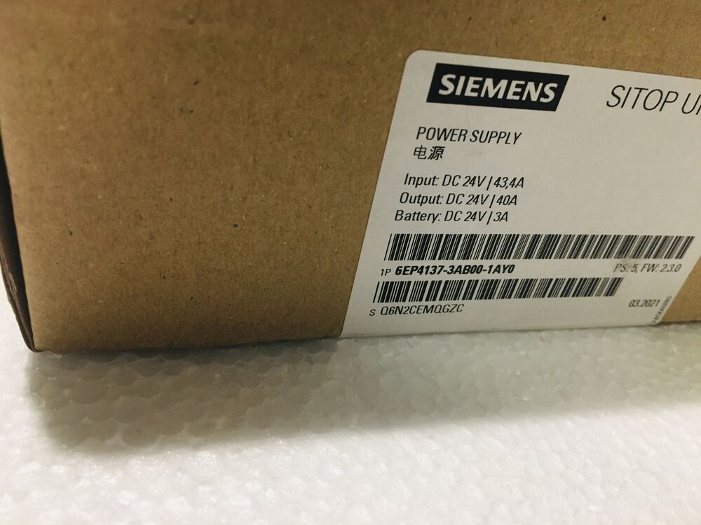 New Siemens SITOP UPS1600 Power Supply 6EP4137-3AB00-1AY0 With 1 Year Warranty UPS / Fedex / DHL