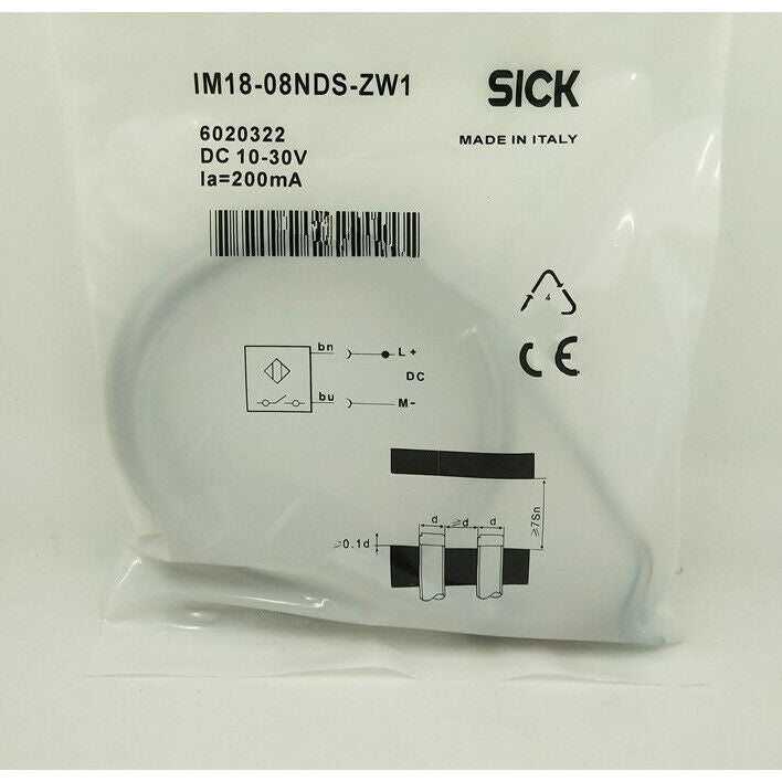 1PC New Sick IM18-08NDS-ZW1 Proximity Switch IM1808NDSZW1 DHL / UPS / FedEx