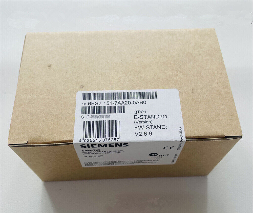 1PC Siemens 6ES7151-7AA20-0AB0 New 6ES71517AA200AB0 In Box Expedited Shipping