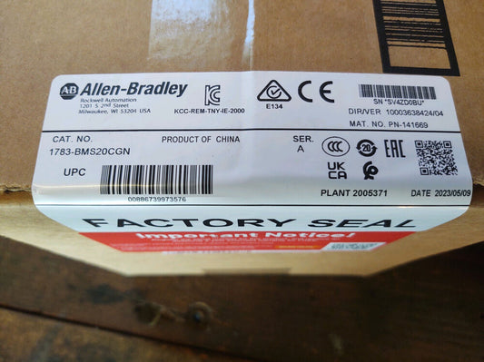 NEW Allen-Bradley 1783-BMS20CGN Stratix 5700 Ethernet Switch 16 Fast Ports DHL / UPS / FedEx