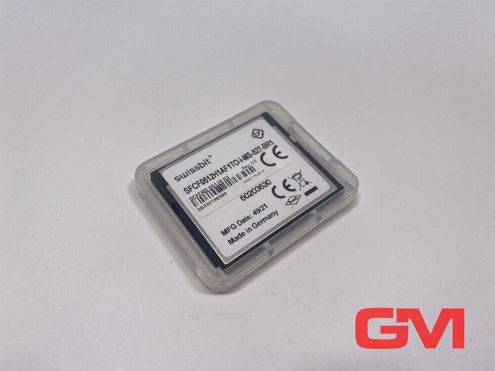 B&R Memory Card 0CFCRD.0512E.02 Swissbit 512MB Industrial Compact Flash Card