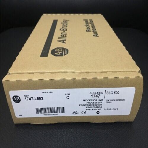 New Factory Sealed AB 1747-L552 /C SLC 500 SLC 5/05 CPU Processor Unit 1747L552 DHL / UPS / FedEx