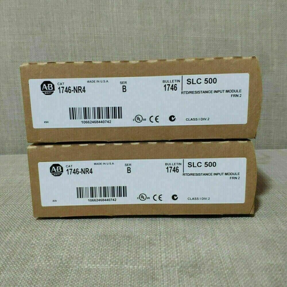 New Sealed Allen-Bradley 1746-NR4 SER B SLC 500 RTD Resistance PLC Module DHL / UPS / FedEx