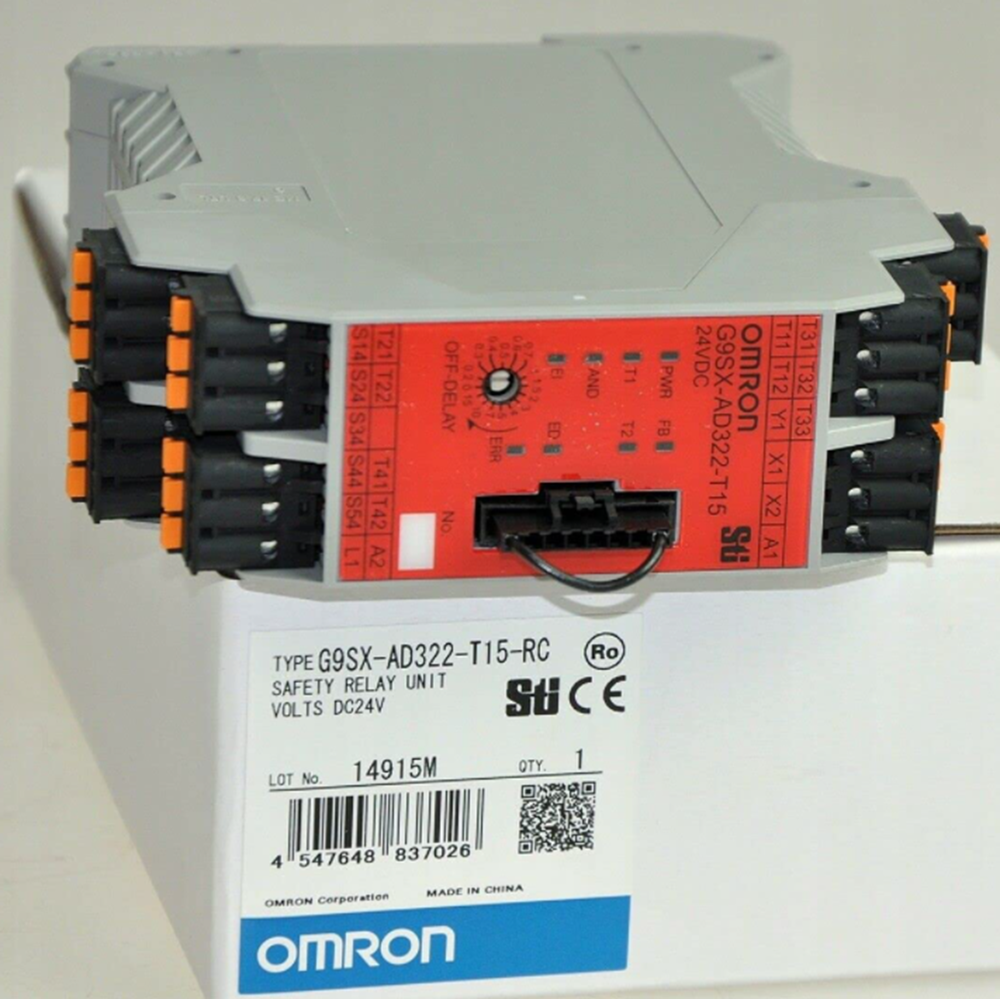 NEW OMRON G9SX-AD322-T15-RC Safety Relay DHL / UPS / FedEx