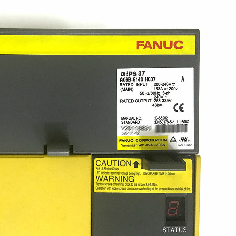 USED FANUC SERVO AMPLIFIER A06B-6140-H037 A06B6140H037 FREE EXPEDITED SHIPPING DHL / UPS / FedEx