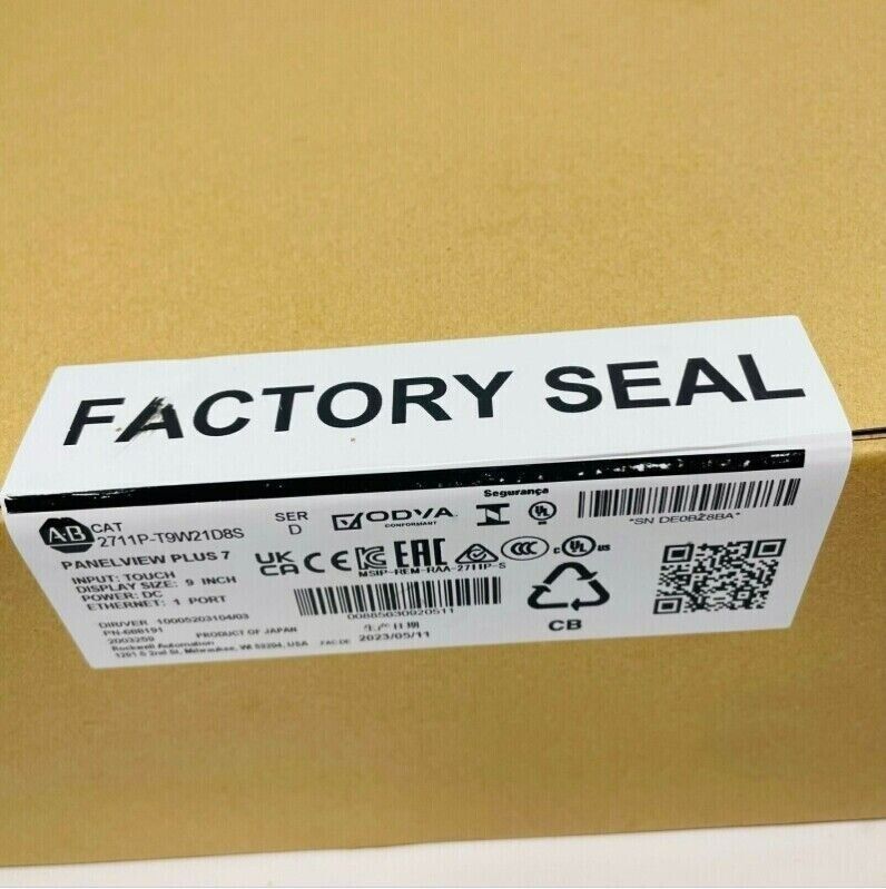 AB 2711P-T9W21D8S SER D New Factory Sealed AB PanelView Plus 7 Terminal 9 Inch Fedex or DHL